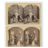 Centennial Exposition Log Cabin Stereoviews