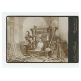 Persian Child Rugmakers Occupational Cabinet Photo