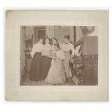 Women Reading Black Minstrel Sheet Music Photo