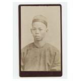 American Chinese Immigrant CDV Photo