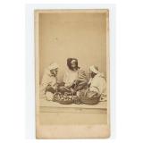 North African Islamic Algeria Merchants CDV Photo