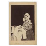 Lace Maker of Antwerp Cabinet Photo