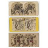 Fancy Basket Maker Shop Stereoviews