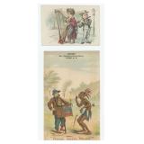 Organ Grinder Musicians Trade Cards