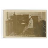George E Engesses Ragtime Pianist RPPC Postcard