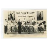 Will Henry Barrett Jazz RPPC Postcard
