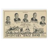 Tony Catalano and his Jazz Band Postcard