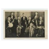 Jazz Band RPPC Photo Postcard