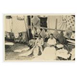 Occupational Hand Tufted Bedspreads RPPC Postcard
