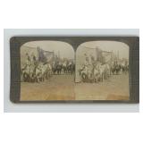 Laughing Face and Two Sioux Indian Stereoview