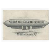 1912 Vaniman Trans Atlantic Expedition Postcard