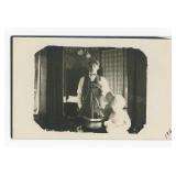 1916 Mirror Self Portrait RPPC Postcard