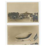 Baldwin Airship Danbury CT Fair RPPC Postcards
