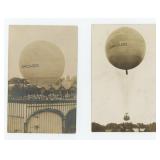 Chicago Early Aviation Balloon RPPC Postcards