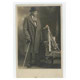 Black Jazz Musician RPPC Postcard