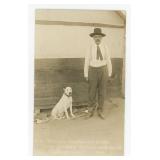 Charles Toliver Dirigible Blimp Inventor Postcard