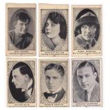 1920s Famous Silent Film Stars Trading Cards