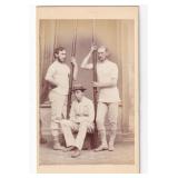 Rowing Team Occupational CDV Photo