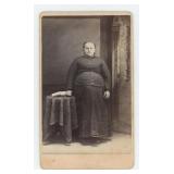 Female Minister Preacher Wisconsin CDV Photo