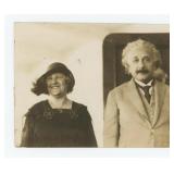 Albert Einstein and Elsie Einstein Photo