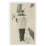 Walking Billboard Laundry Dry Cleaners Union Photo