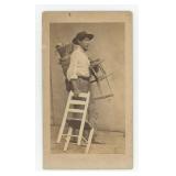 Italy Occupational Chair Caner Peddler CDV Photo