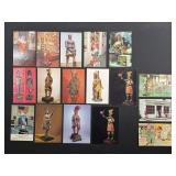 Cigar Store Indian Postcards