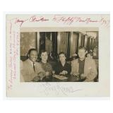 Count Basie Brass Rail Jazz Club Signed Photo