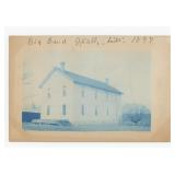 Big Bend Wisconsin Cyanotype RPPC Postcard