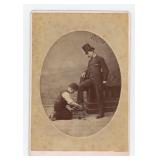 Occupational New York Shoeshine CDV Photo