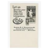 CYKO Advertising RPPC Photo Postcard