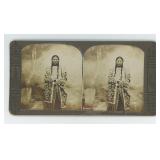 Mary Sioux Indian Squaw Stereoview