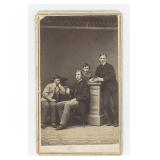 Young Dapper Boys Civil War Era CDV Photo
