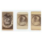 Dreaming Iolanthe Butter Carving CDV Photos