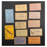 Collection of Jazz Club Band Dance Notice Tickets