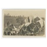 USS Shenandoah Wreckage RPPC Postcard