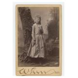 Child with Cleft Lip Birth Defect Cabinet Photo