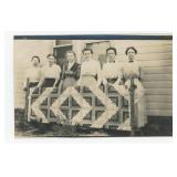 Log Cabin Presentation Quilt RPPC Postcard