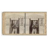 Silhouette Artist Occupational Stereoview