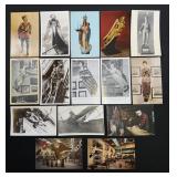 Carved Ship Figurehead Postcards