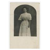 Disabled Amputee Woman RPPC Postcard