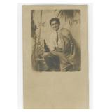 Disabled Amputee RPPC Postcard