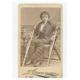 Theophilus Williams Disabled Boy CDV Photo