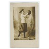 Womens Basketball RPPC Postcard