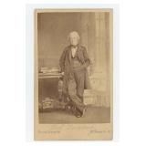 Professor Michael Faraday Signed CDV Photo