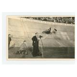 German Velodrome Race Track RPPC Postcard