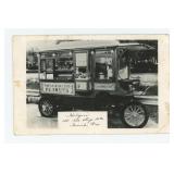 Popcorn Peanut Vendor Cart RPPC Postcard