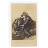 Paul Droehmer Monkey Organ Grinder CDV Photo