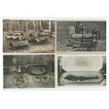 Unusual Funeral Cemetery Burial RPPC Postcards