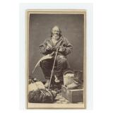 Old John Latham Hobo New Hampshire CDV Photo